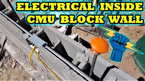 how to secure electrical box inside cinder block|how to secure electrical outlets.